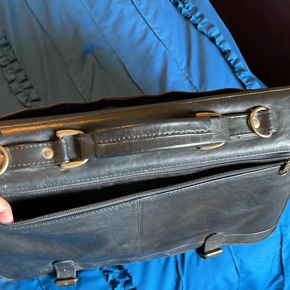 Monarch Luggage Company Leather Briefcase